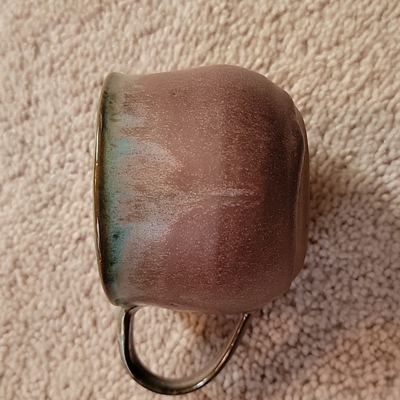 4 artisan thrown clay created coffee mugs - Picture 9 of 11